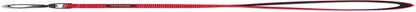 Traffic Nylon 18 Inches Short Leash with Soft Neoprene Padded Handle for Giant Large Medium Boy and Girl Dogs - Professional Training, Daily Use Walking. (Red)